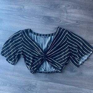 Abercrombie Stripe Twist Top